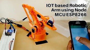 IoT based Robotic Arm using NodeMCU ESP8266