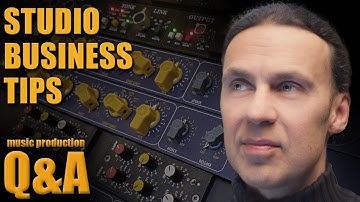RECORDING STUDIO BUSINESS TIPS  - Afterwork Podcast EP33 - music production Q&A