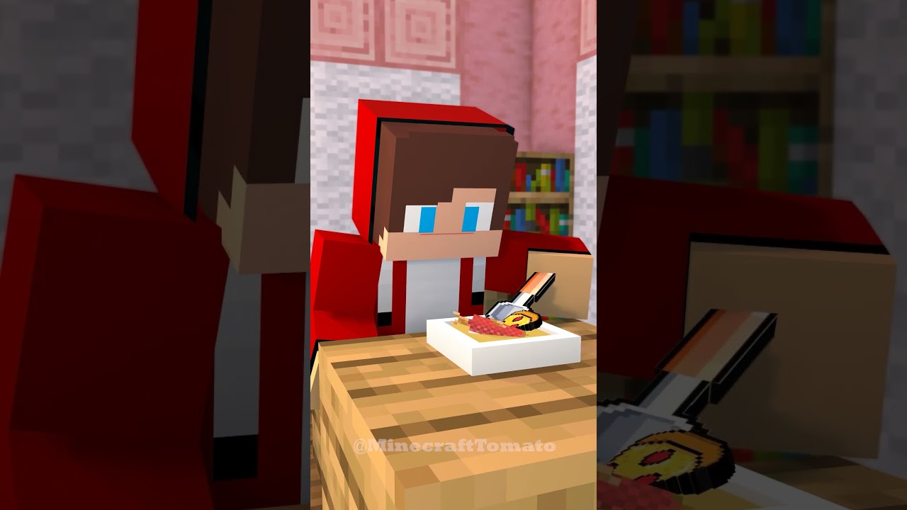 7 - Ghost JJ's sister Bathroom Attack 🥰💦 - JJ MAIZEN Minecraft Animation 