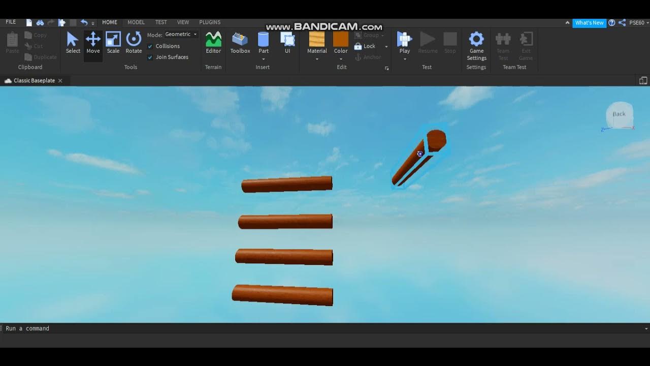How to create a ladder in Roblox studio YouTube