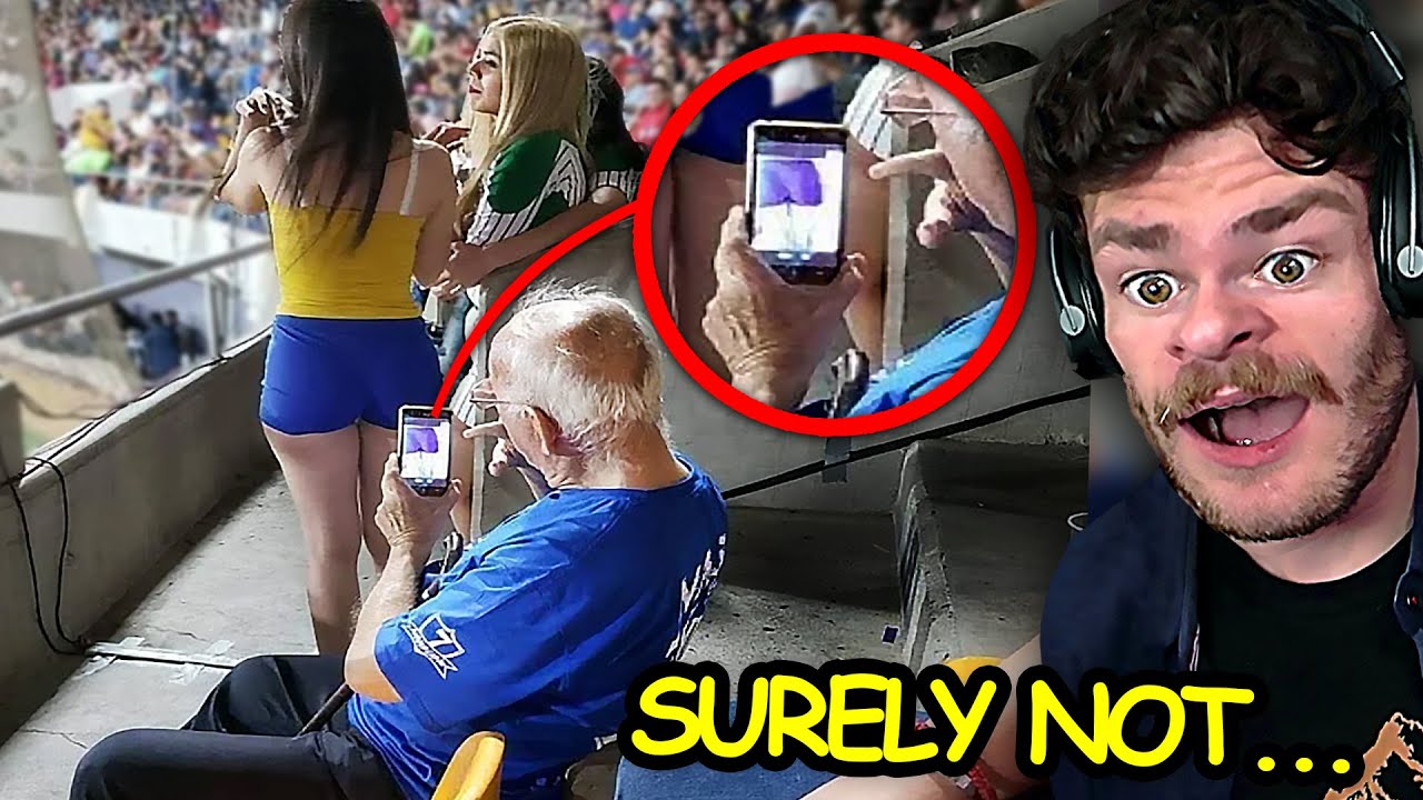 old creep gets INSTANT KARMA...