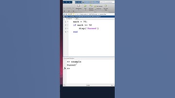 Decision making in MATLAB | MATLAB Shorts 7 | #shorts