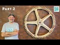 How to Make a Wooden Gear  -  Cool Wall Art  -  Part 2  -  Now Complete