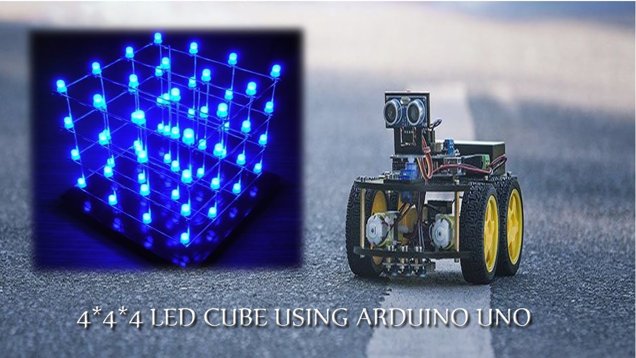 444 LED CUBE USING ARDUINO UNO YouTube