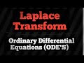 Solution Of ODE'S By Laplace Transform #laplace_transformations