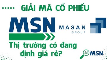 Cổ phiếu MSN | Thị trường có đang định giá rẻ? | Giải Mã Cổ Phiếu