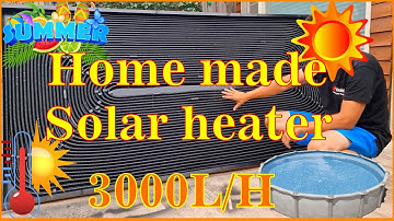 Pool solar heater (solar zwembad verwarming)