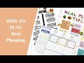 HOW TO PLAN- Meal Planning