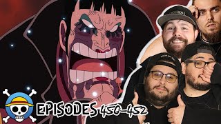 ONWARD TO MARINEFORD! | ONE PIECE EP 450-452 | ANIME REACTION | FIRST TIME WATCHING ONE PIECE