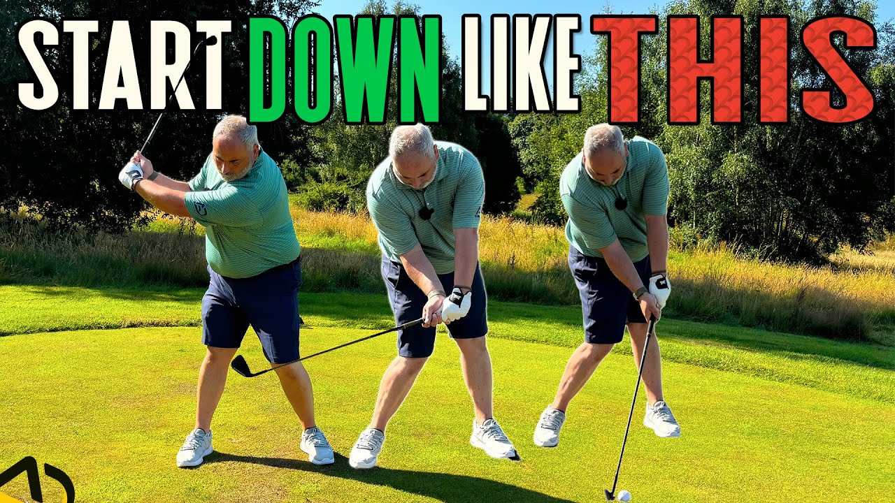THE Best Way Ever To START The Downswing - Golf Swing Drills - YouTube
