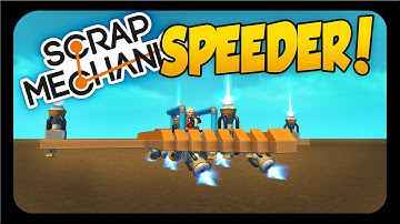 Scrap Mechanic ➤ ROCKET HOVER LANDSPEEDER! [Let