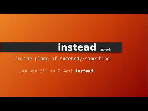 Instead Meaning Of Instead Definition Of Instead Pronunciation Of Instead Youtube Instead Meaning Of Instead Definition Of Instead Pronunciation Of Instead Youtube