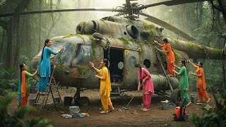 🚁 Jungle Se Mila Tuta Helicopter! Gaon Walon Ne Banaya Adventure Ride 🌲