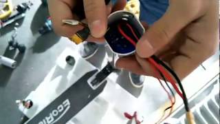 How to take apart battery for foldable electric scooter E4,STEP 2
