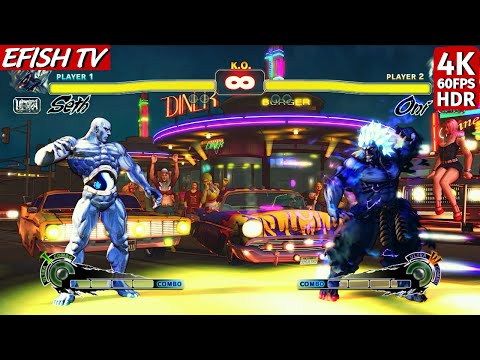 Seth vs Oni (Hardest AI) - Ultra Street Fighter IV