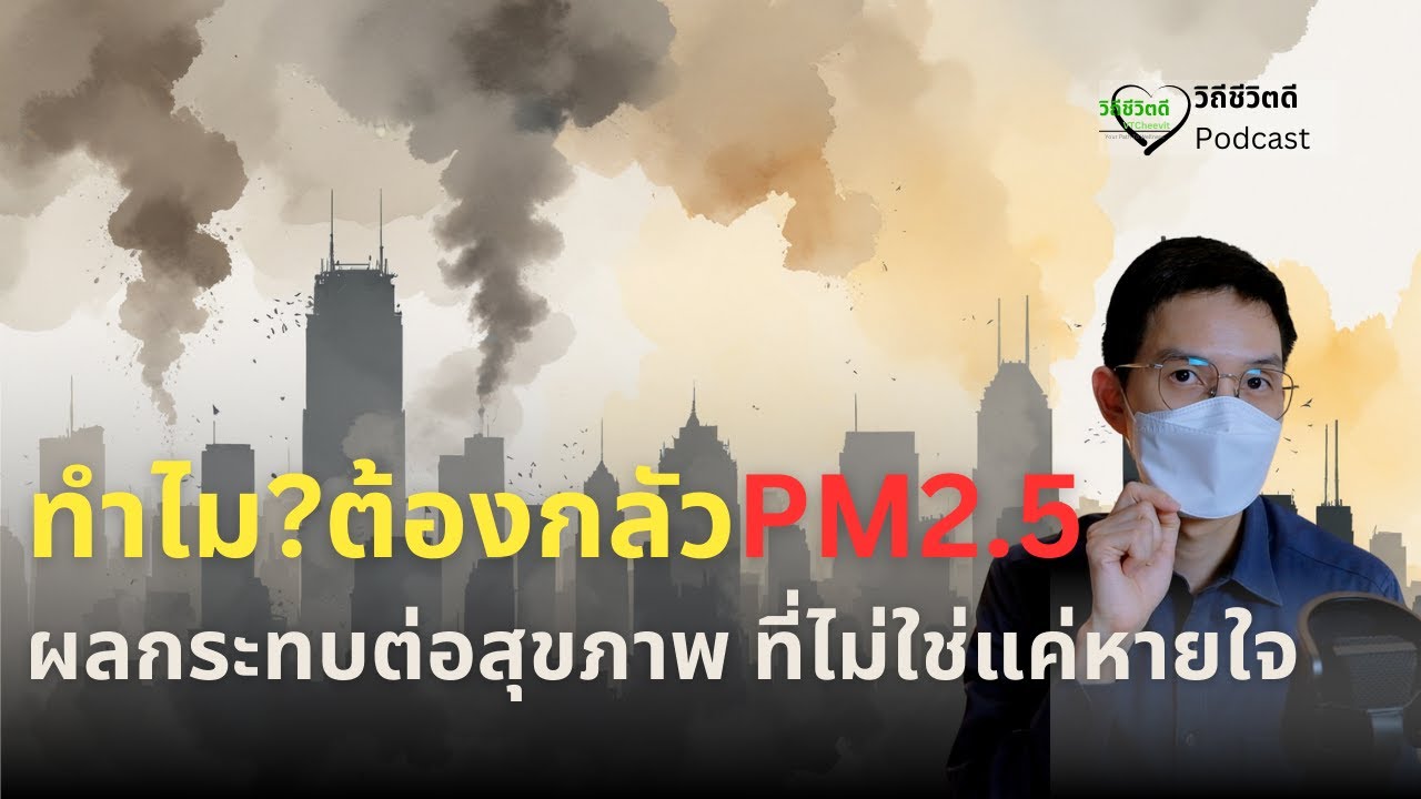 สุขภาพพังทุกด้าน เพราะ PM2.5 | วิถีชีวิตดี Podcast EP.3
