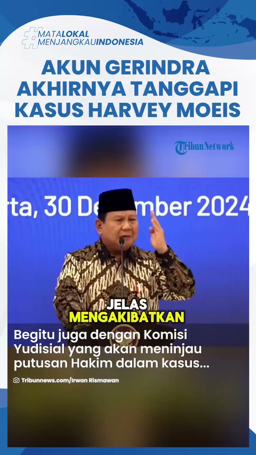 Akun Gerindra Muncul Beri Klarifikasi seusai Dituduh Menghilang terkait Vonis 6,5 Tahun Harvey Moeis