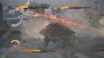 GODZILLA PS4 : Anguirus and Godzilla vs MechaGodzilla
