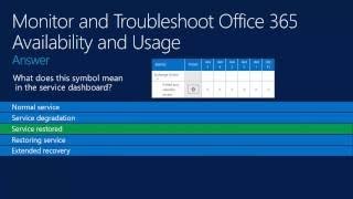 Exam Prep: 70 346 and 70 347: MCSA: Microsoft Office 365 screenshot 3