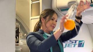 WestJet Airlines Safety Demonstration