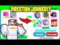 😱 Preston Joins my Game and THIS HAPPENED... (Pet Simulator X)