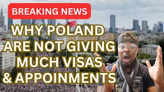 THE TRUTH ABOUT HIGH POLISH VISA REFUSAL & APPOINTMENT PROBLEMS! | REVELATION! 😳| POLISH VISA