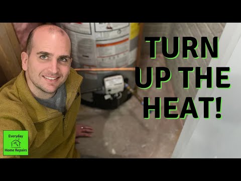 How to Increase Hot Water Temperature | Water Heater Adjustment