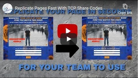 Replicate Pages Fast With TCP Share Codes