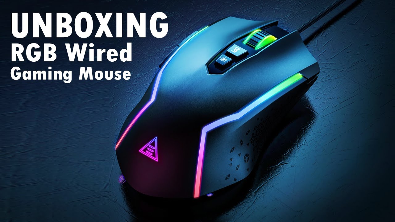 RGB Wired Gaming Mouse from EKSA - UNBOXING RGB Gaming Mouse 