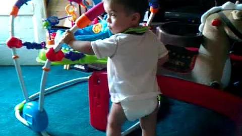 Lil dude can walk