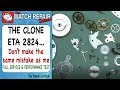 Clone, replica or Counterfeit 2824 watch movement Update - Service & Performance Test