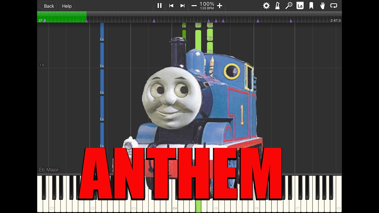 Thomas Anthem - Piano Tutorial