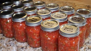 Canning Zesty Salsa