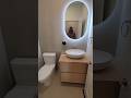 Modern Powder room Renovation Before and After #bathroomremodel #bathroomdesign #interiordesign