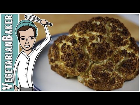 how-to-make-whole-roasted-cauliflower-with-a-mushroom-gravy-|-a-vegan-thanksgiving