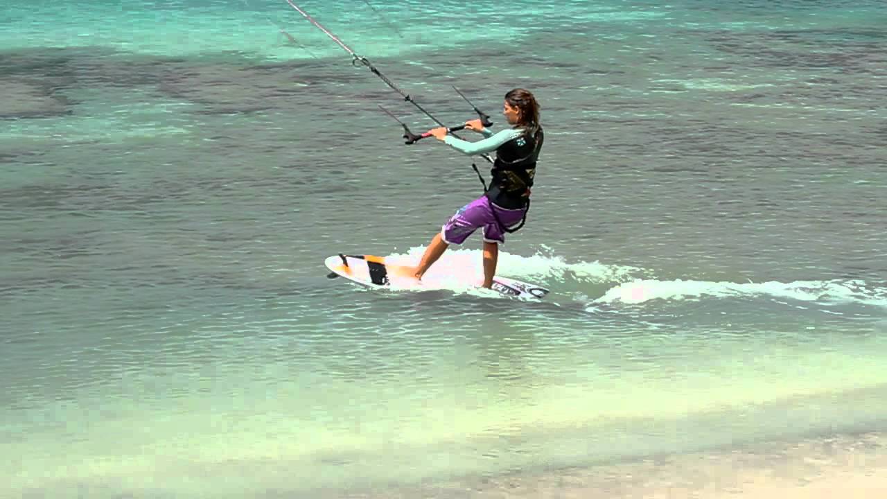 Kitesurfing Technique - Fin First Beach Start