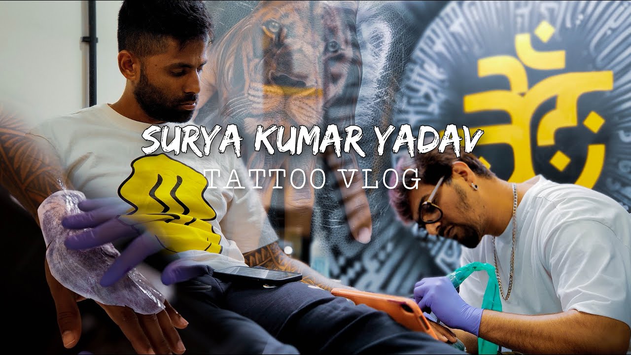 सरयकमर यदव क शरर पर गद टट ह बहद खस जन हर एक क मतलब  suryakumar  yadav all the tattoos of and their special meanings  News18 हद