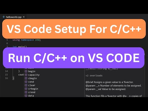 How to download and install C/C++ in Visual Studio Code | VS Code Setup For C or C++ Programmers