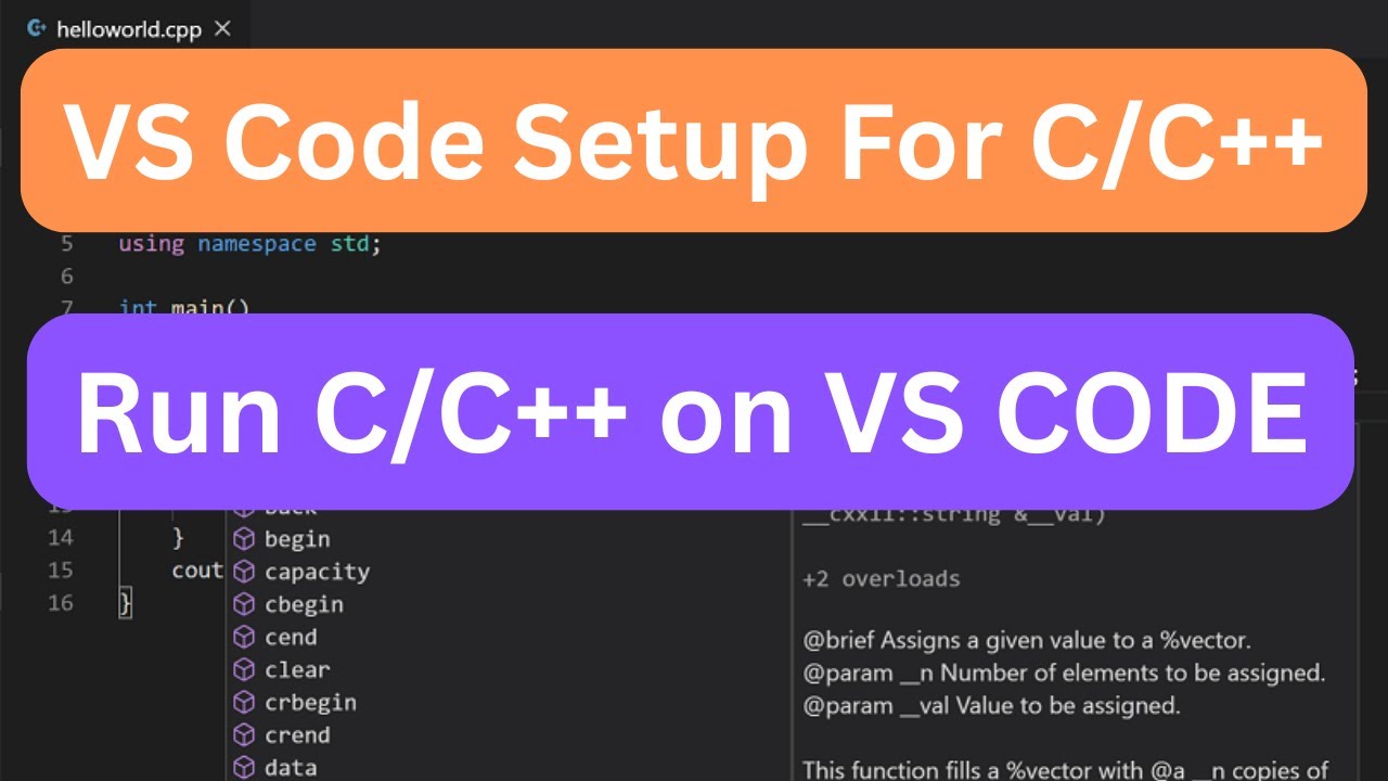 How to download and install C/C++ in Visual Studio Code | VS Code Setup ...