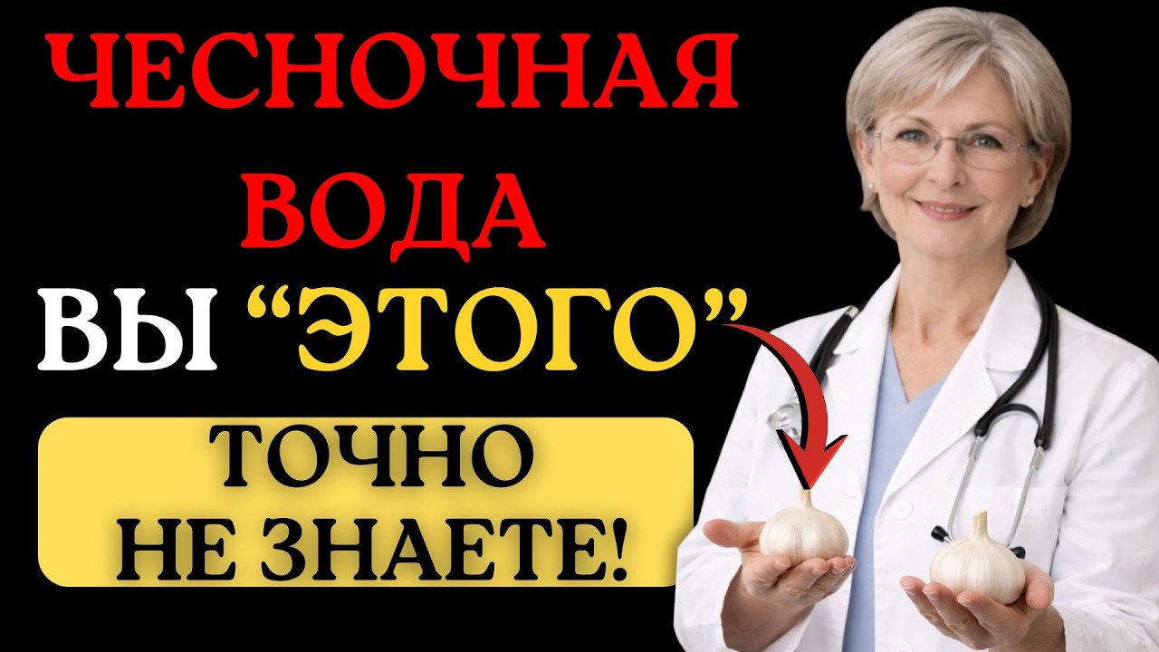 Что будет, если ПИТЬ ЧЕСНОЧНУЮ ВОДУ 30 дней | Доктор Татьяна Объясняет