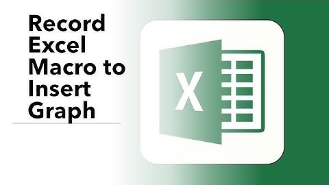 Record Macros in Excel to Insert Graphs #excel #youtube