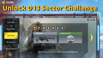 Part 1 - Unlock D13 Sector Challenge - Battle Royal Isolation l Blackout