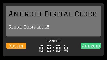 Android Digital Clock App: Clock Complete!! Hours + minutes display