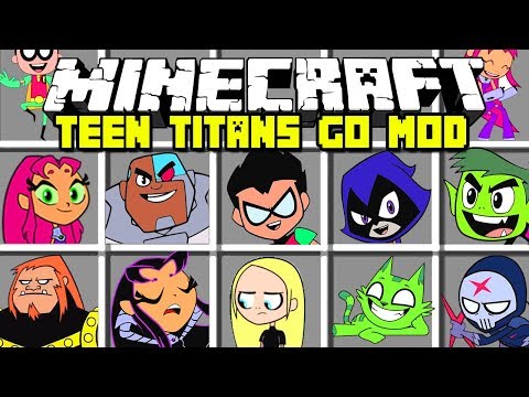 Minecraft Teen Titans Go Mod Robin Cyborg Beast Boy Starfire - roblox gaming on twitter minecraft teen titans kid flash robin