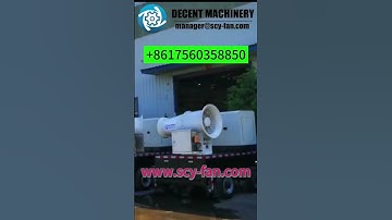 What types of industries benefit most from fog cannon technology for dust suppression? #fogcannon