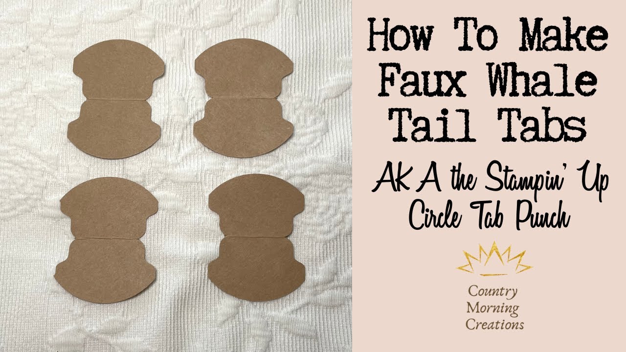 How to make a faux whale tale tab 