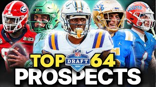 Ranking the 64 Best Prospects In the 2024 NFL Draft by Underdog Fantasy Football 22,873 views 1 month ago 1 hour, 9 minutes