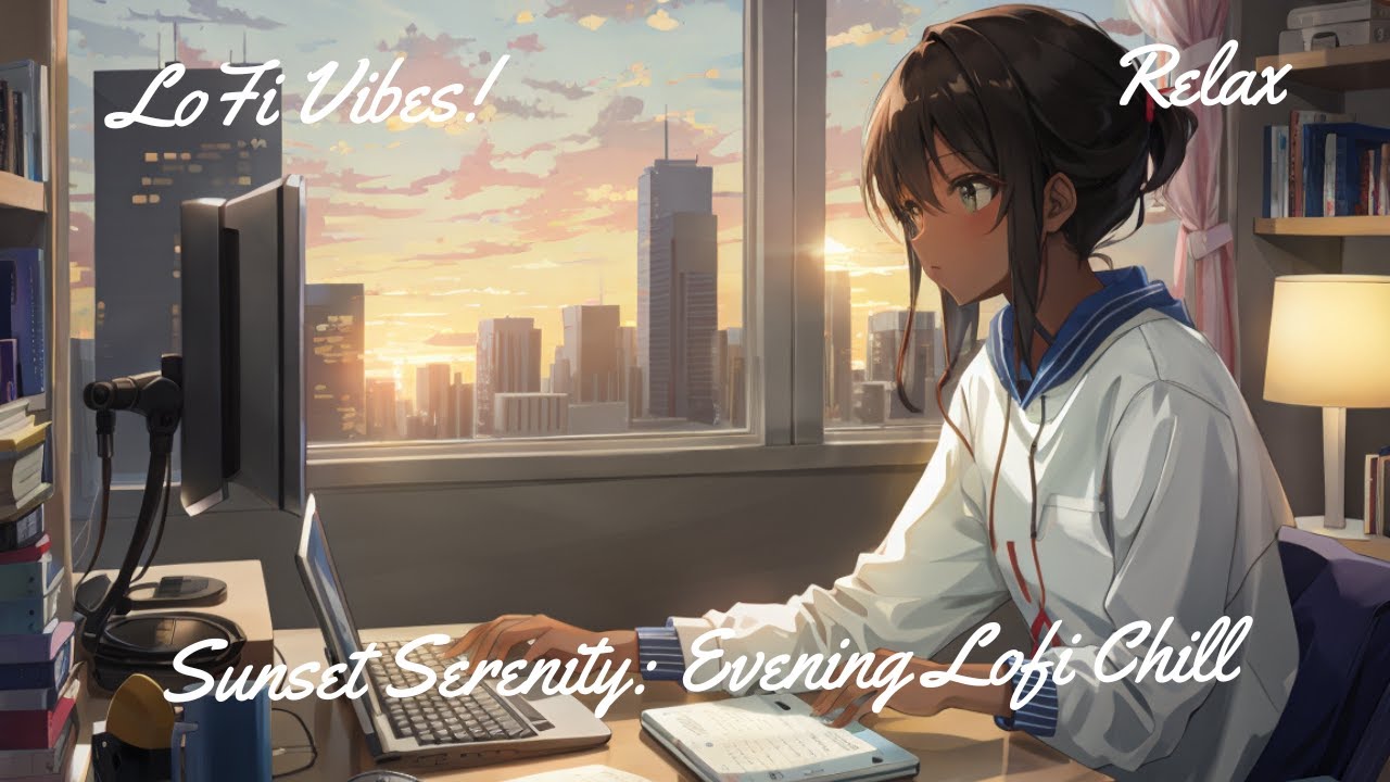 Sunset Serenity Evening Lofi Chill - YouTube