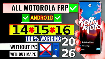 How To Bypass Google Lock on Motorola (2026) | Android 14/15/16 | New FRP Trick | No PC Needed 🔓📲
