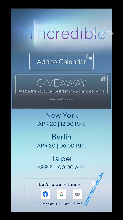 Thincredible | 2023 ASUS New Laptop Launch Event happening soon, check description for the link.